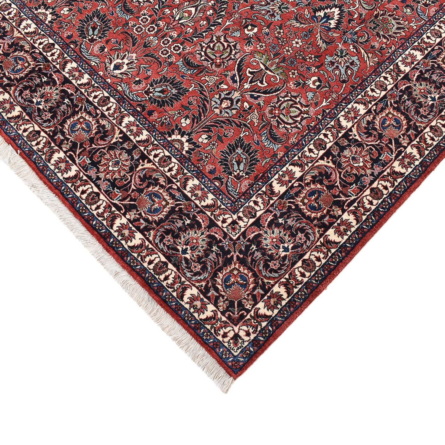 Alfombra persa - Bidjar - 303 x 205 cm - rojo