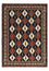 Alfombra persa - Nómada - 205 x 150 cm - multicolor
