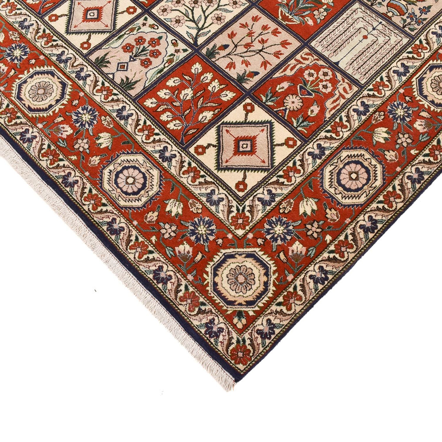 Alfombra persa - Nómada - 241 x 181 cm - multicolor