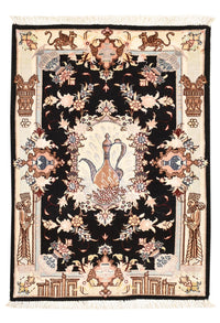 Alfombra Persa - Tabriz - Real - 90 x 60 cm - multicolor