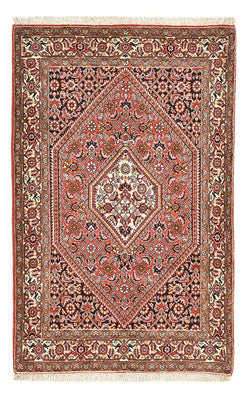 Alfombra persa - Bidjar - 130 x 82 cm - rojo claro