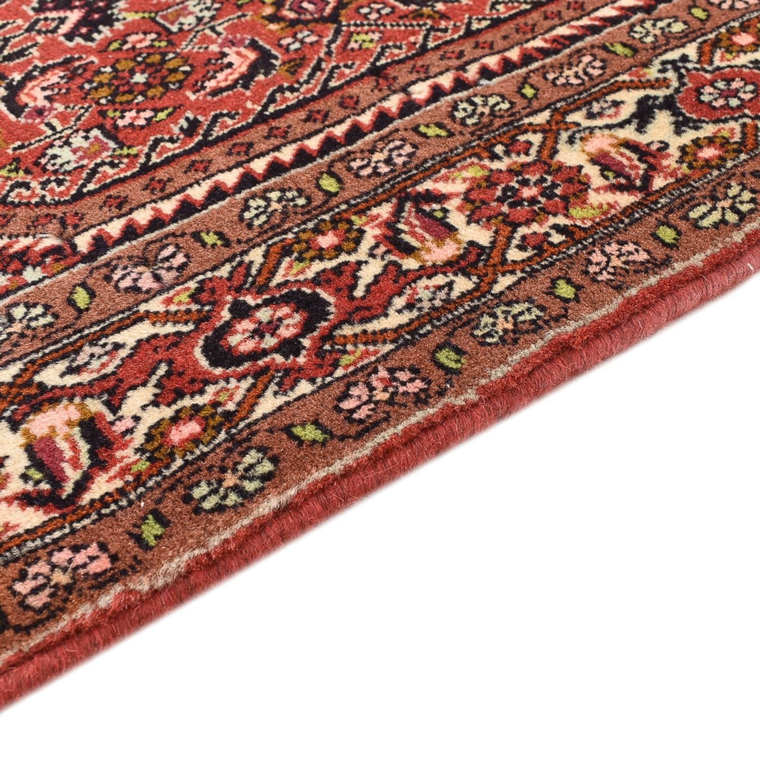 Alfombra persa - Bidjar - 130 x 82 cm - rojo claro