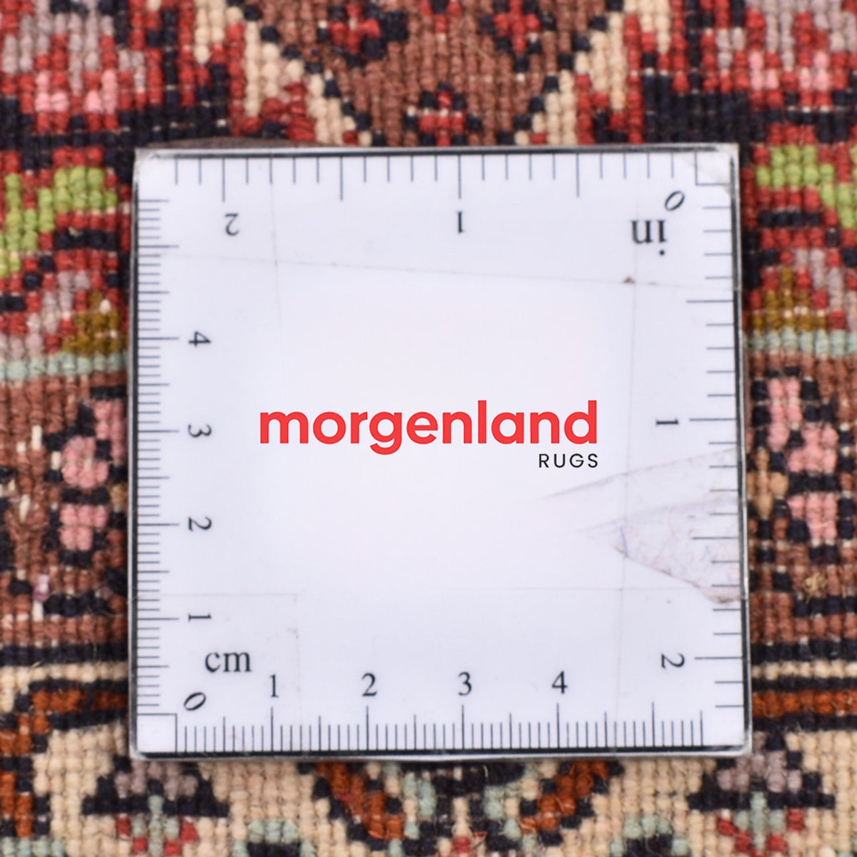 Alfombra persa - Bidjar - 130 x 82 cm - rojo claro