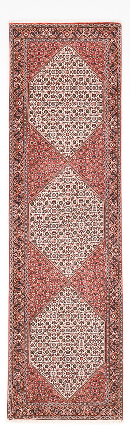 Alfombra de pasillo Alfombra persa - Bidjar - 297 x 85 cm - óxido