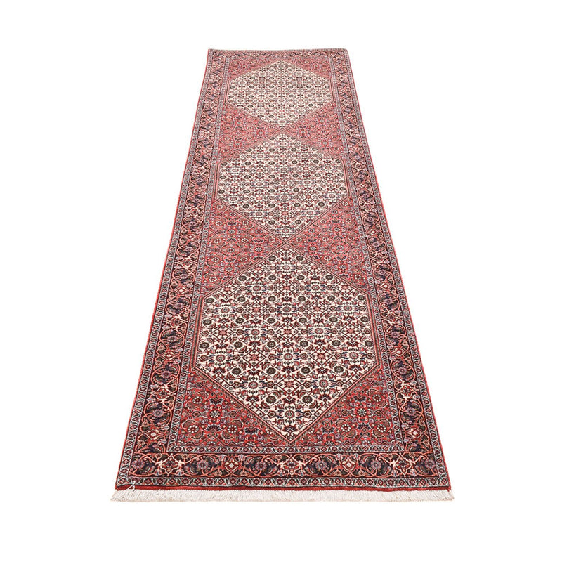 Alfombra de pasillo Alfombra persa - Bidjar - 297 x 85 cm - óxido