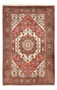 Alfombra persa - Bidjar - 138 x 86 cm - rojo claro