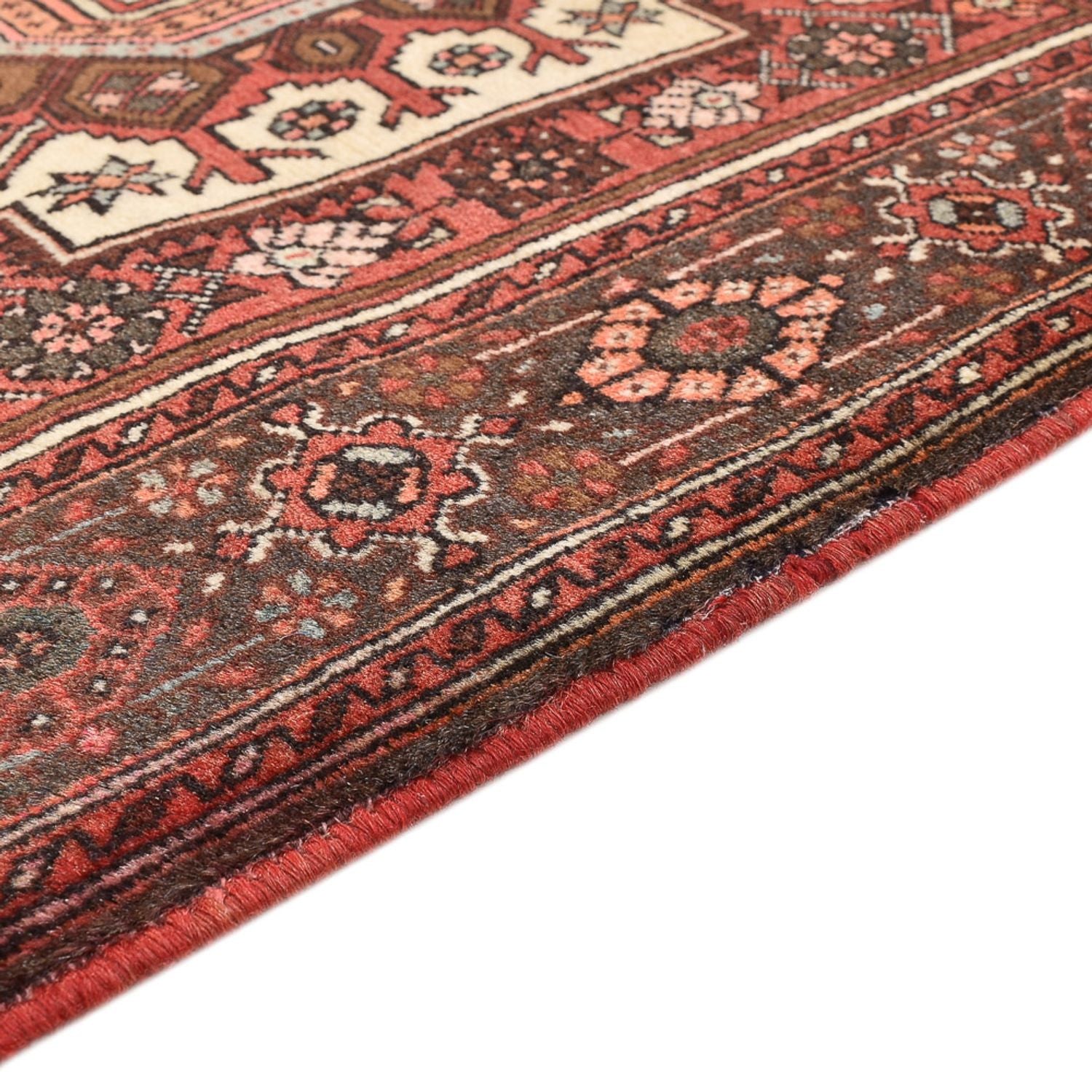 Alfombra persa - Bidjar - 138 x 86 cm - rojo claro