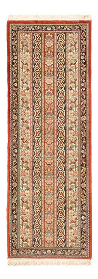 Alfombra de pasillo Alfombra Persa - Ghom - Royal - 156 x 51 cm - beige claro