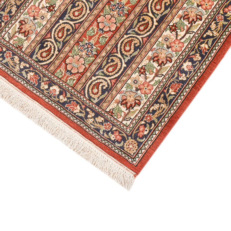 Alfombra de pasillo Alfombra Persa - Ghom - Royal - 156 x 51 cm - beige claro