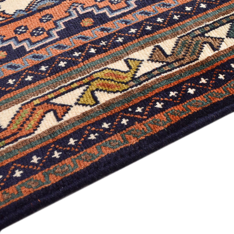 Alfombra persa - Nómada - 209 x 147 cm - multicolor
