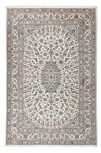 Alfombra persa - Keshan - 323 x 216 cm - gris claro