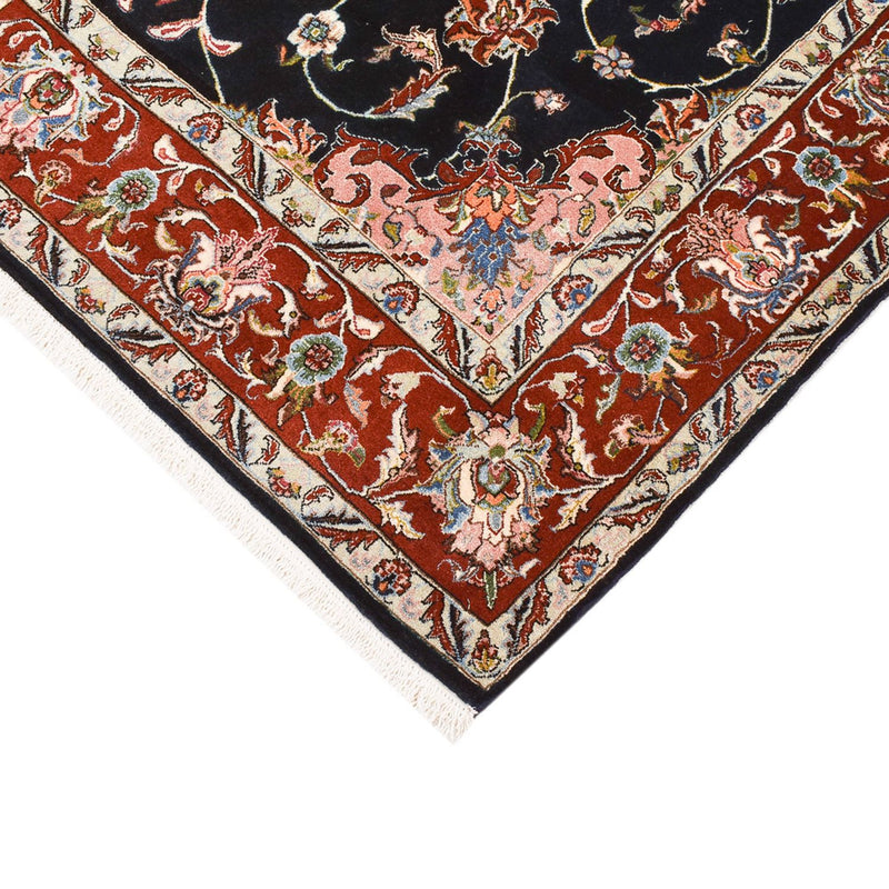 Alfombra persa - Ghom - 180 x 140 cm - azul oscuro