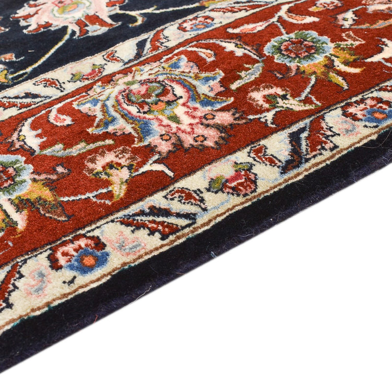 Alfombra persa - Ghom - 180 x 140 cm - azul oscuro