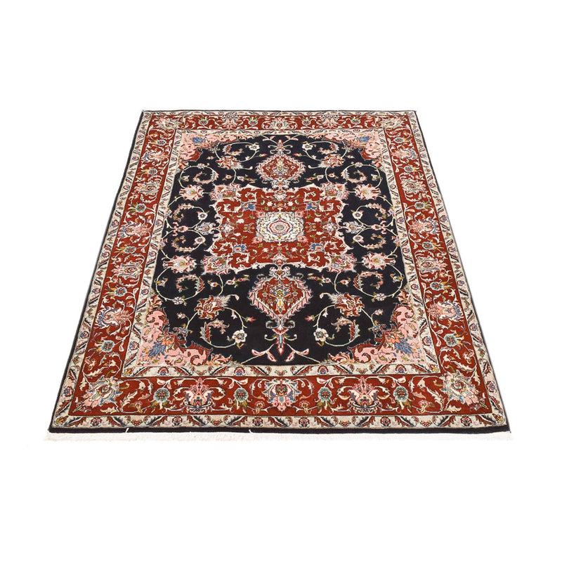 Alfombra persa - Ghom - 180 x 140 cm - azul oscuro