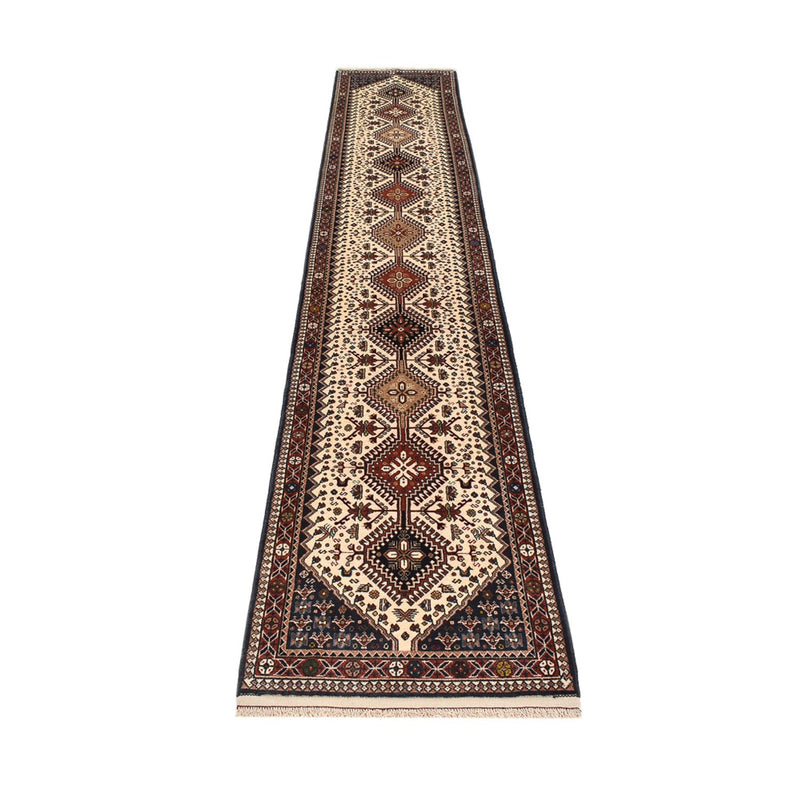 Alfombra de pasillo Alfombra persa - Nómada - 390 x 70 cm - beige claro
