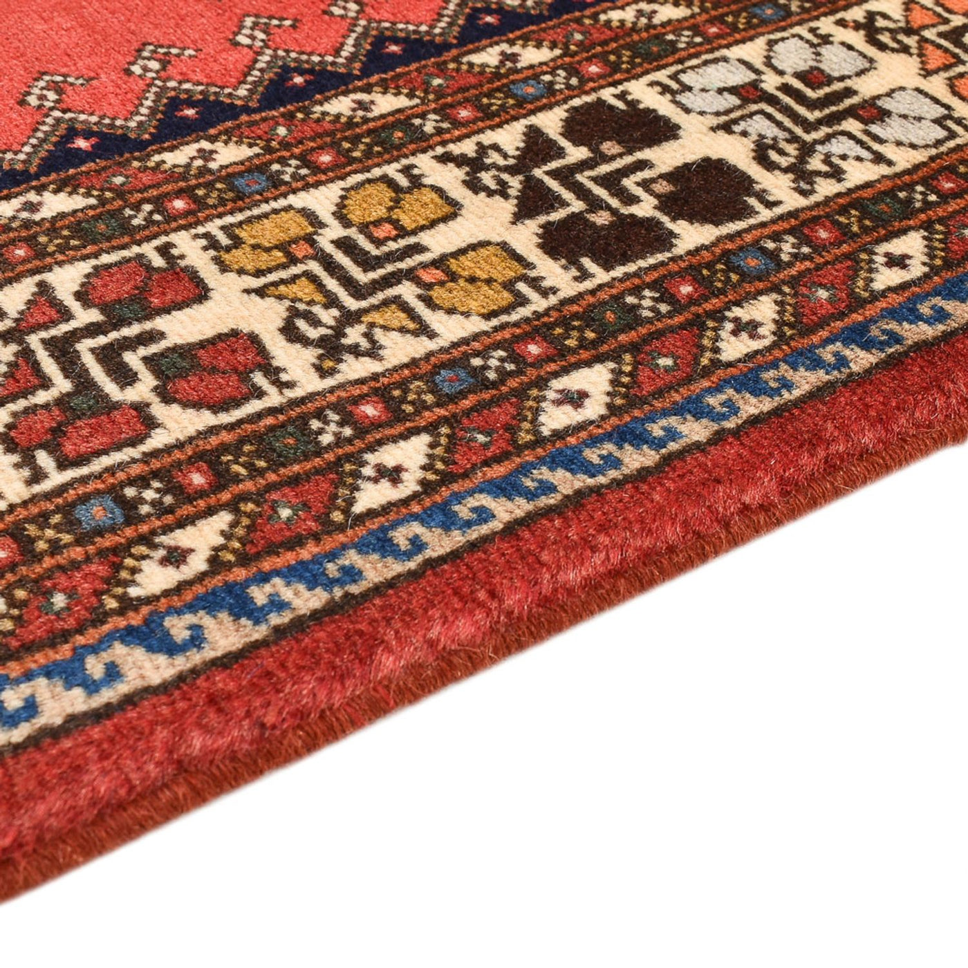 Alfombra persa - Nómada - 150 x 100 cm - rojo