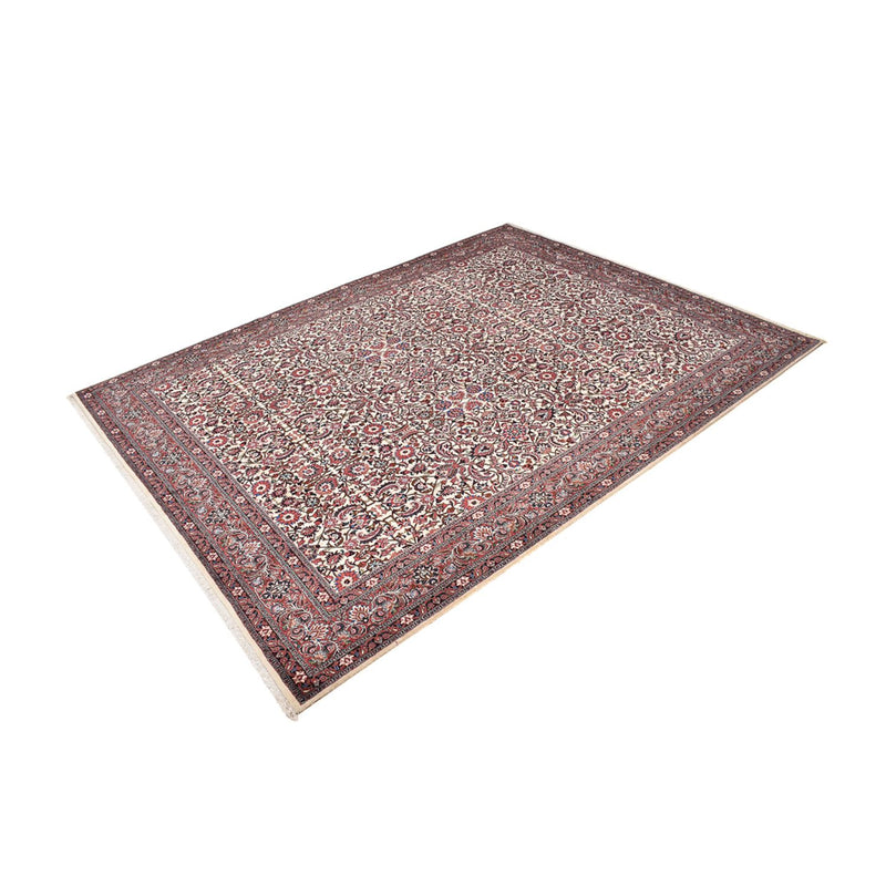 Alfombra persa - Bidjar - 400 x 302 cm - rojo burdeos