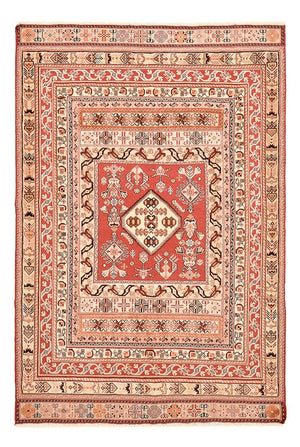 Alfombra Kelim - Oriental - 195 x 135 cm - rojo claro