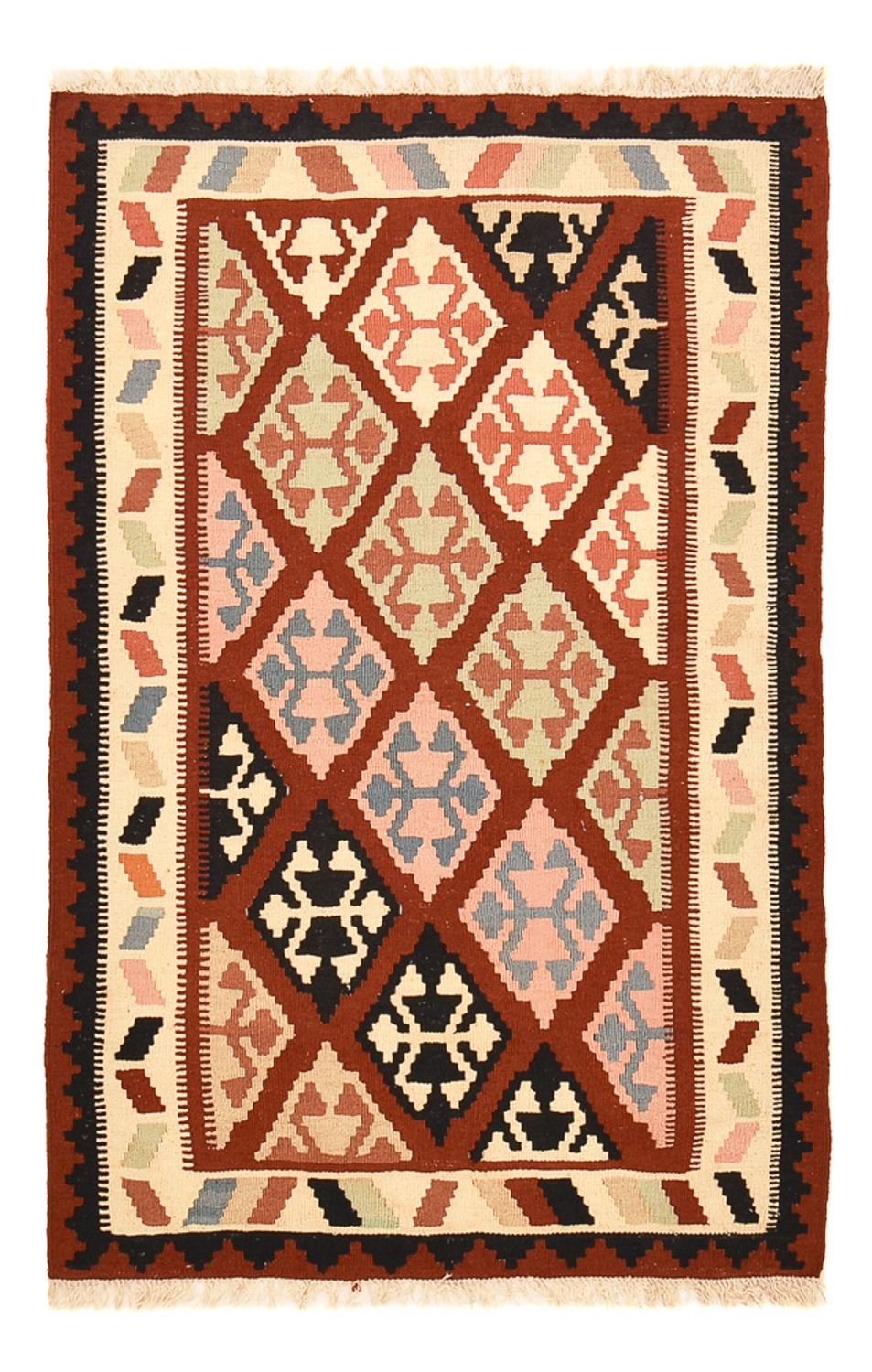 Alfombra Kelim - Oriental - 153 x 100 cm - multicolor