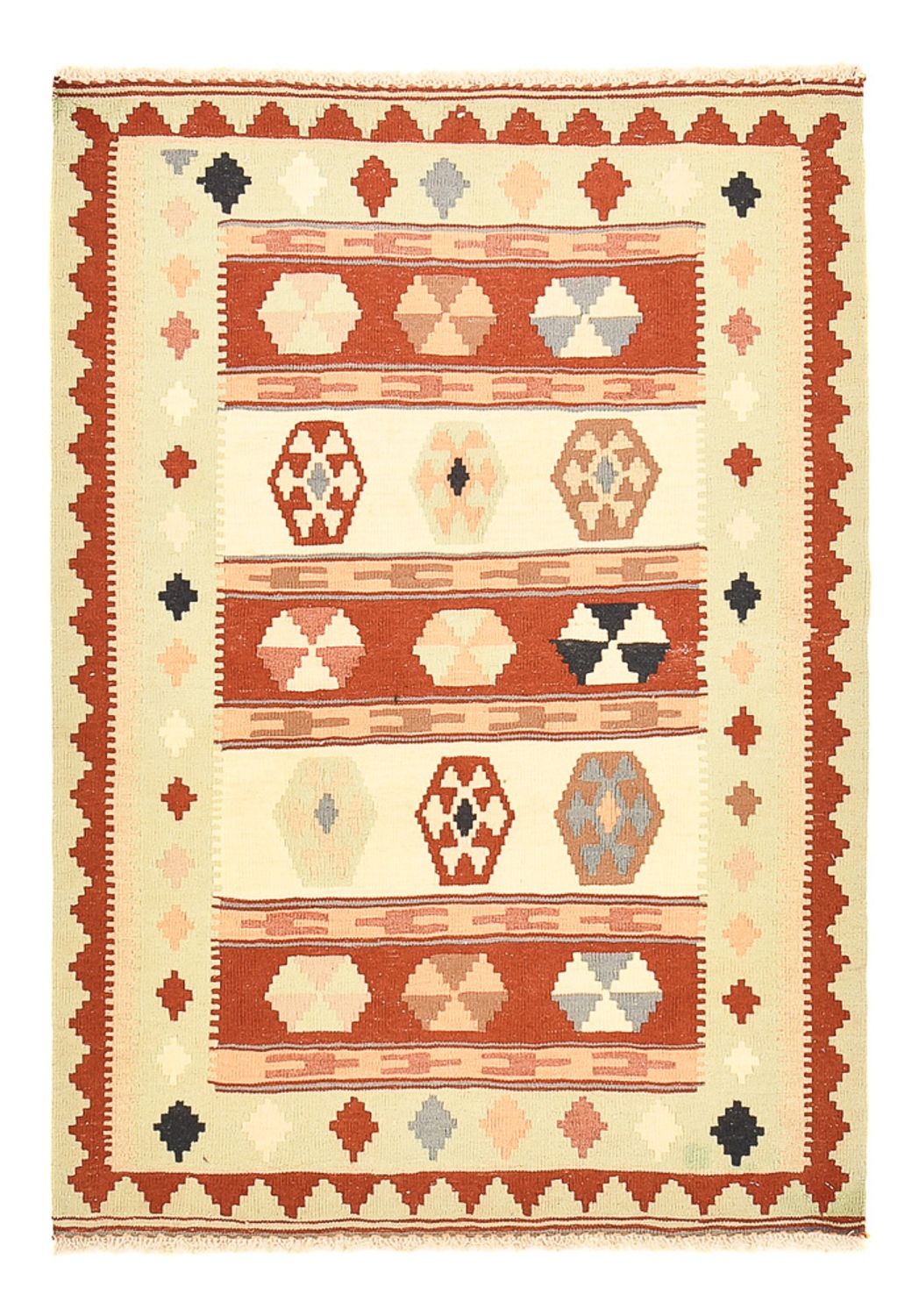 Alfombra Kelim - Oriental - 145 x 100 cm - multicolor