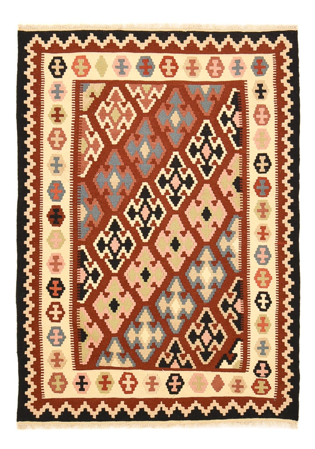 Alfombra Kelim - Oriental - 150 x 106 cm - multicolor