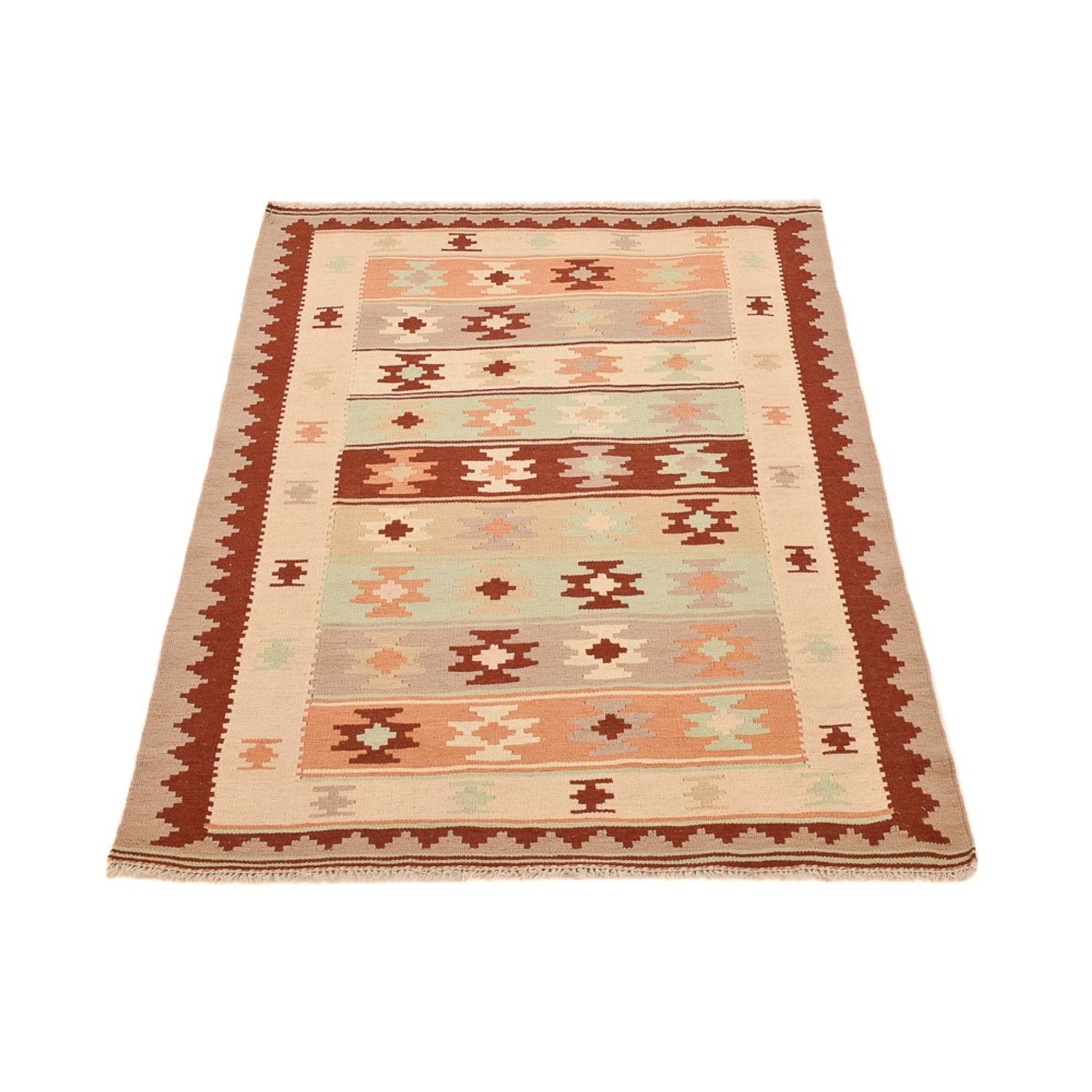 Alfombra Kelim - Oriental - 147 x 96 cm - beige