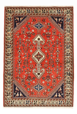 Alfombra persa - Nómada - 150 x 104 cm - rojo
