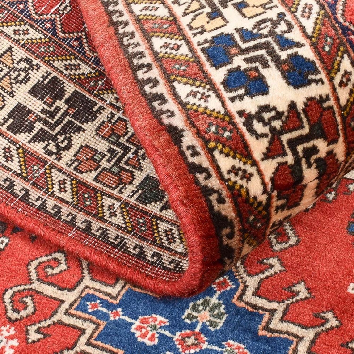 Alfombra persa - Nómada - 150 x 104 cm - rojo