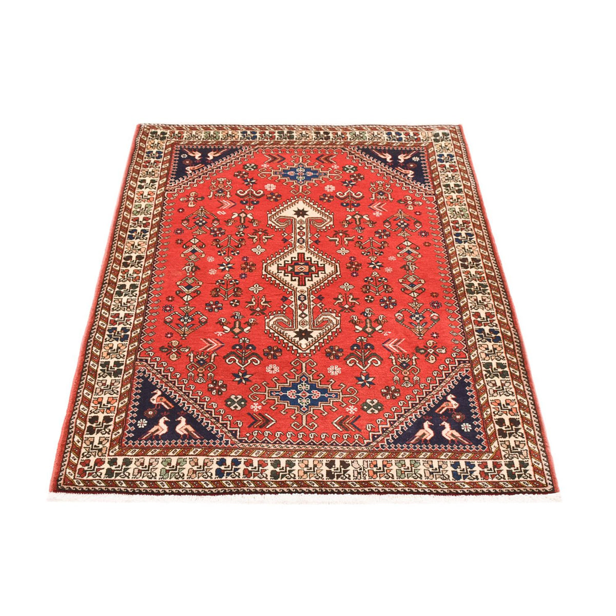 Alfombra persa - Nómada - 150 x 104 cm - rojo