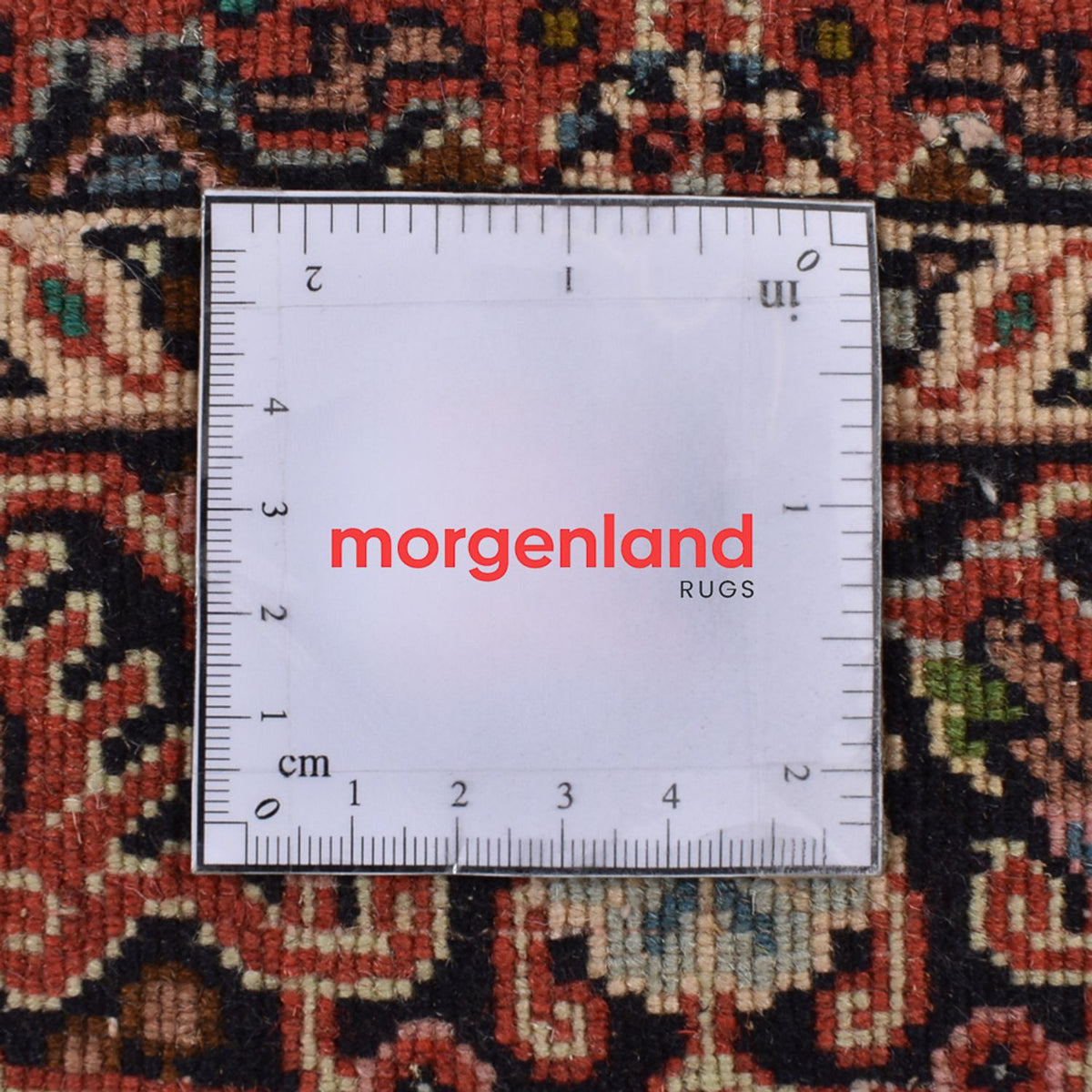 Alfombra de pasillo Alfombra persa - Bidjar - 308 x 77 cm - óxido