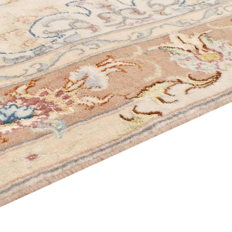 Alfombra de pasillo Alfombra Persa - Tabriz - Real - 372 x 87 cm - beige