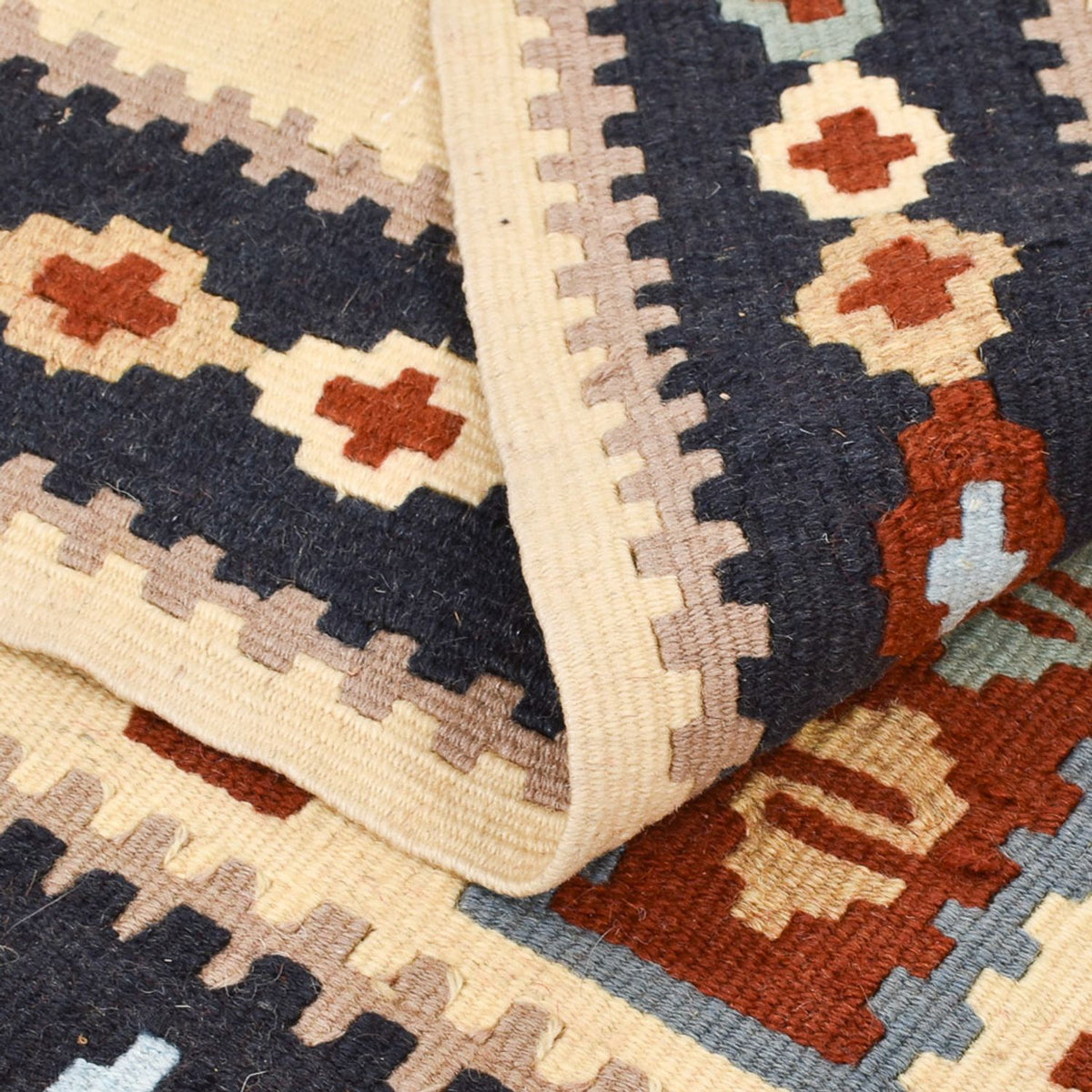 Alfombra Kelim - Oriental - 145 x 111 cm - multicolor