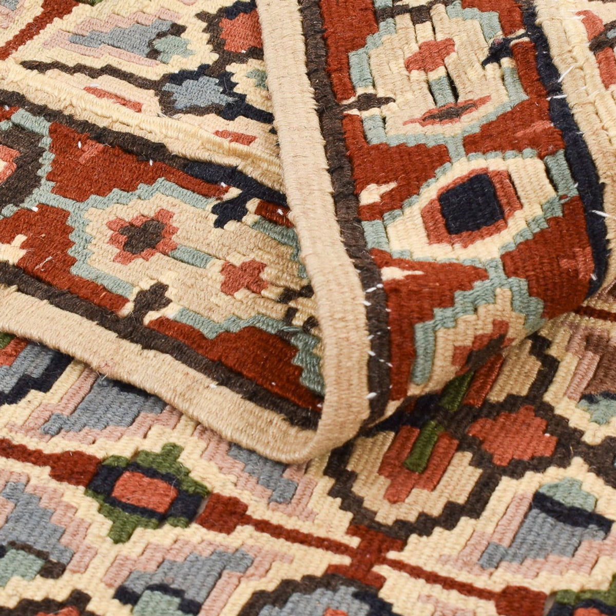 Alfombra Kelim - Oriental - 135 x 100 cm - multicolor