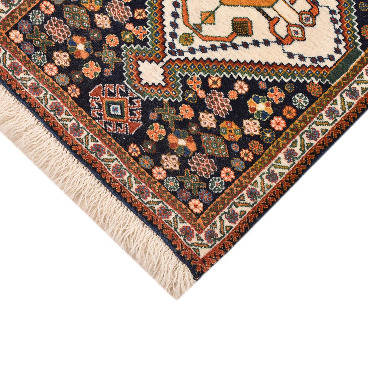 Alfombra Gabbeh - Persa Kashkuli - 60 x 35 cm - multicolor