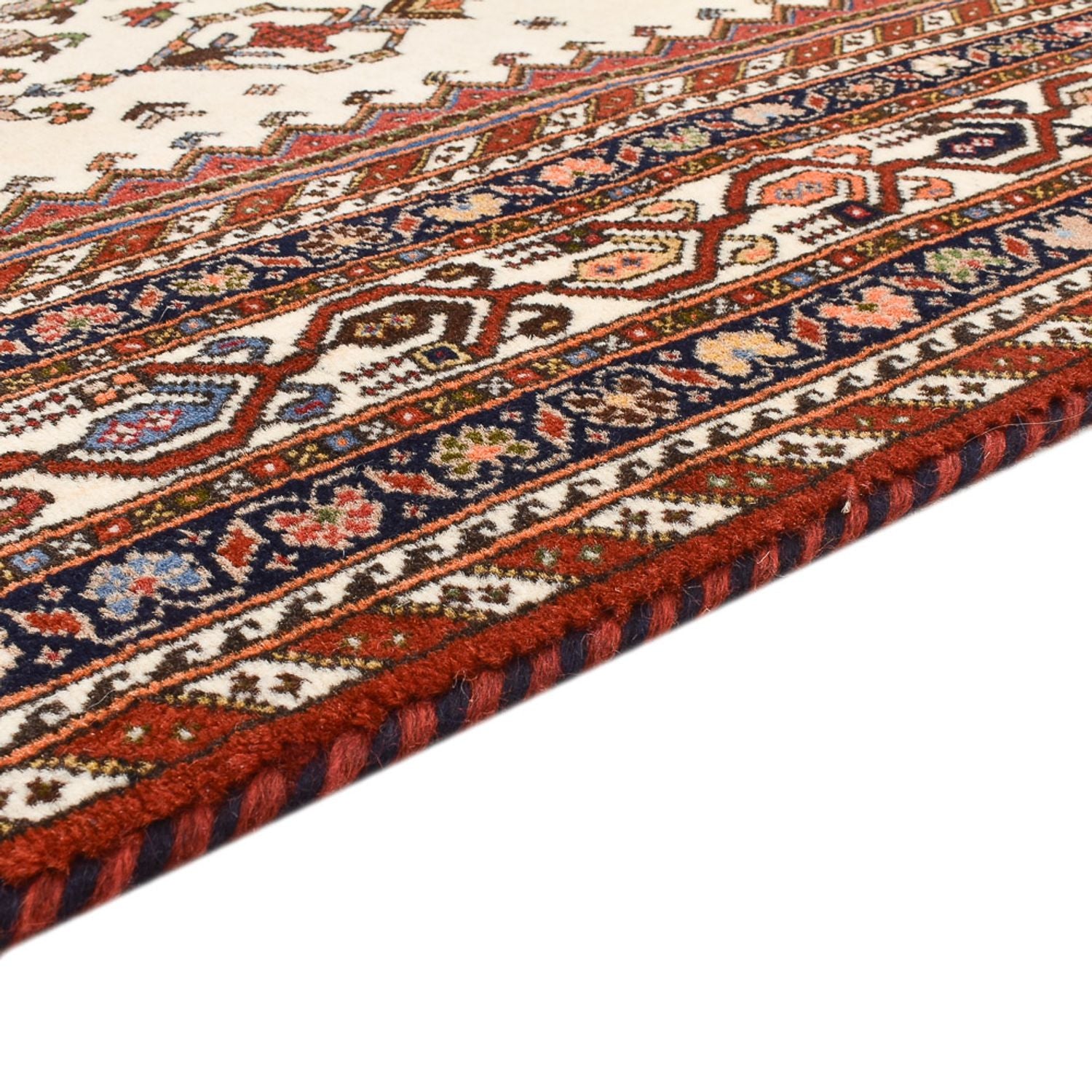Alfombra persa - Nómada - 243 x 168 cm - multicolor