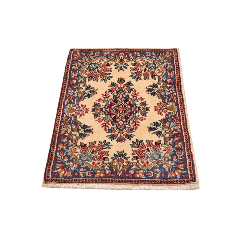 Alfombra persa - Real - 89 x 59 cm - multicolor