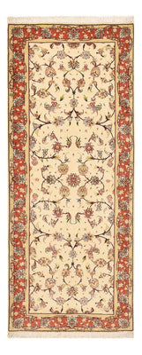 Alfombra de pasillo Alfombra Persa - Tabriz - Prima - 205 x 81 cm - beige
