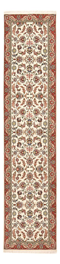Alfombra de pasillo Alfombra Persa - Tabriz - Real - 301 x 68 cm - beige
