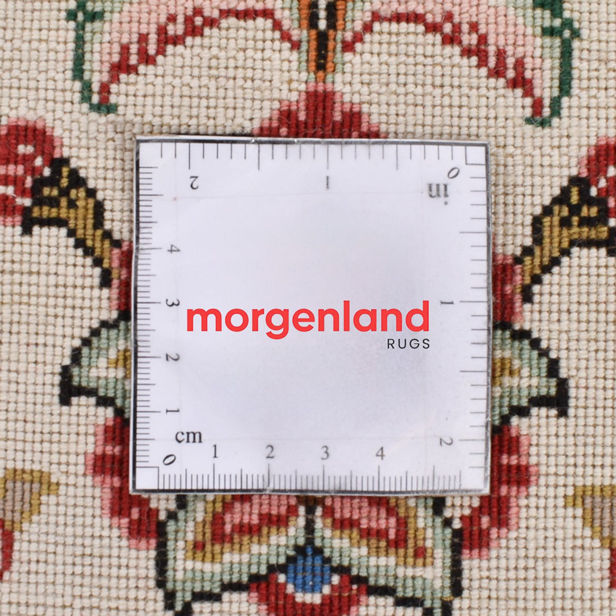 Alfombra de pasillo Alfombra Persa - Tabriz - Real - 301 x 68 cm - beige