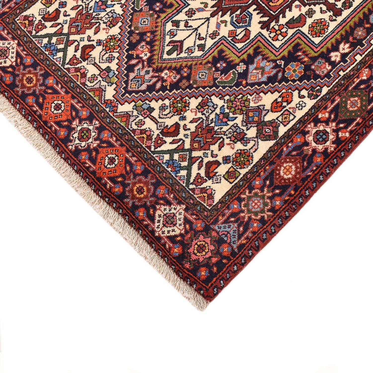 Alfombra persa - Nómada - 125 x 76 cm - multicolor