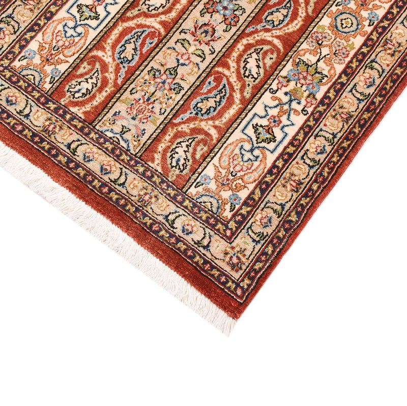 Alfombra de pasillo Alfombra Persa - Ghom - Royal - 151 x 52 cm - beige oscuro