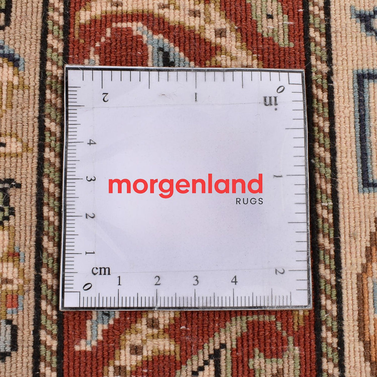 Alfombra de pasillo Alfombra Persa - Ghom - Royal - 151 x 52 cm - beige oscuro