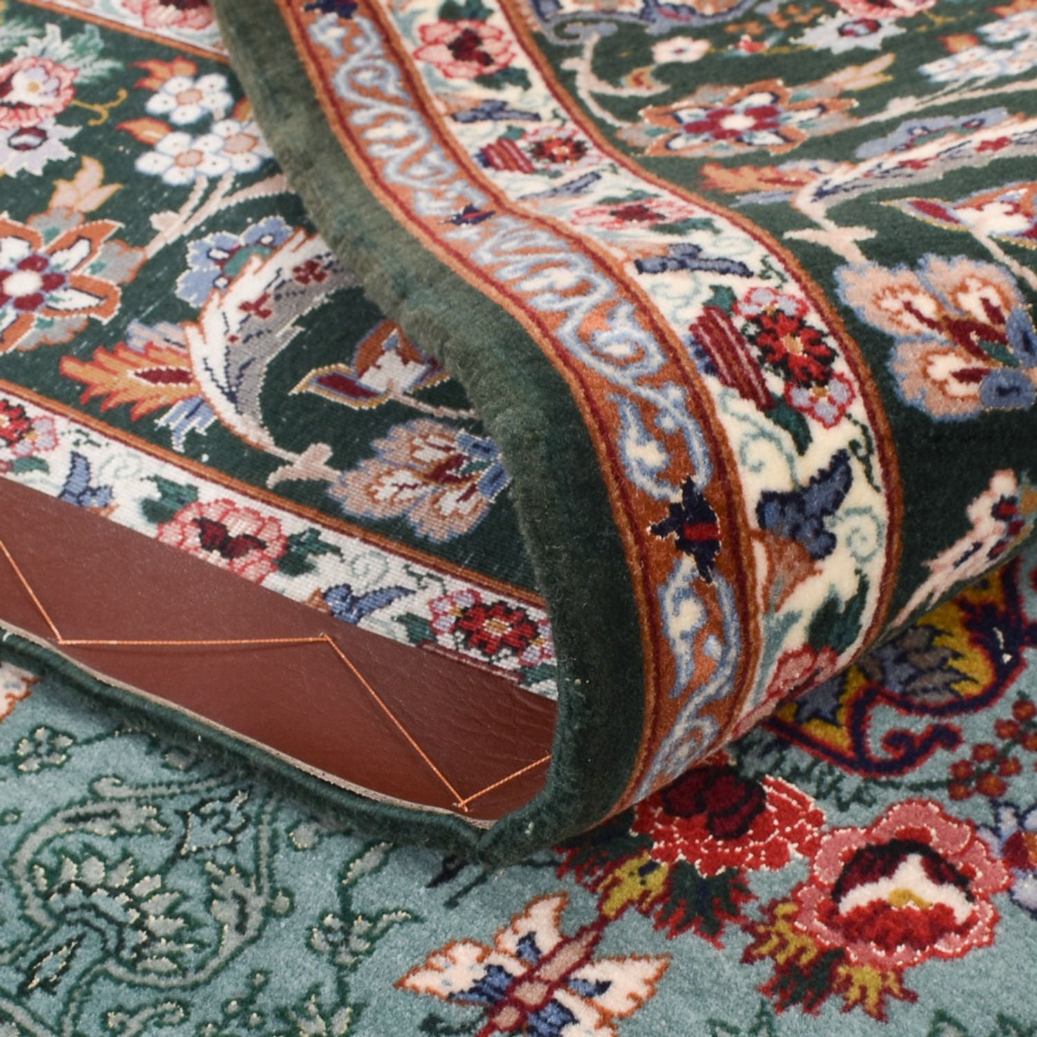 Alfombra Persa - Isfahan - Prima - 193 x 130 cm - turquesa
