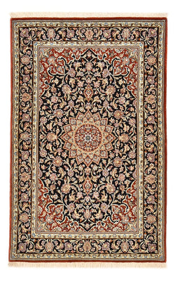Alfombra Persa - Isfahan - Prima - 158 x 103 cm - azul oscuro