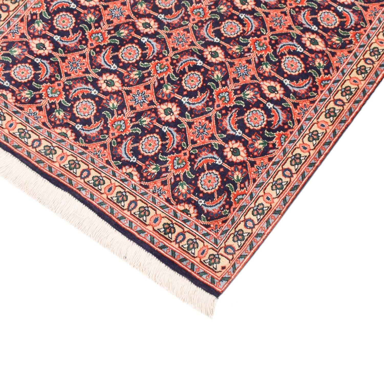Alfombra de pasillo Alfombra Persa - Tabriz - Real - 190 x 64 cm - óxido