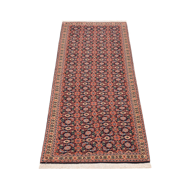 Alfombra de pasillo Alfombra Persa - Tabriz - Real - 190 x 64 cm - óxido