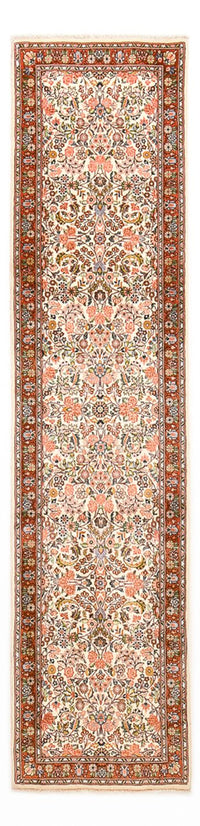 Alfombra de pasillo Alfombra persa - Bidjar - 308 x 74 cm - beige