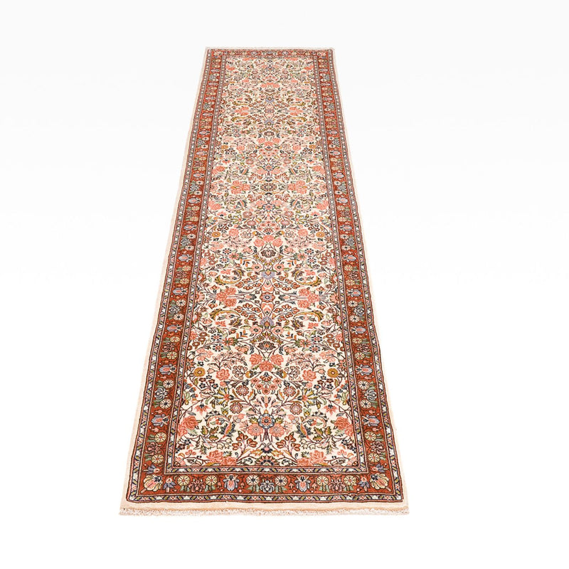 Alfombra de pasillo Alfombra persa - Bidjar - 308 x 74 cm - beige