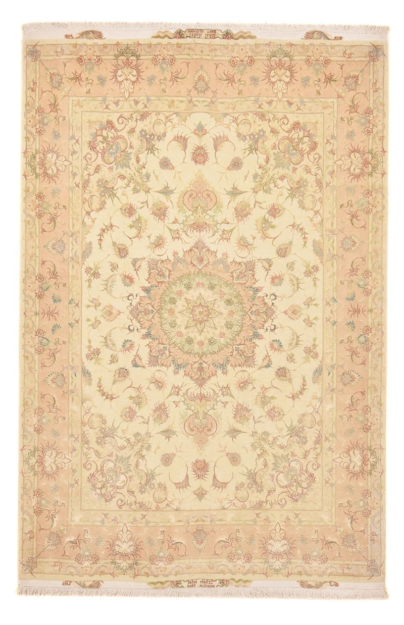 Alfombra Persa - Tabriz - Real - 218 x 150 cm - beige