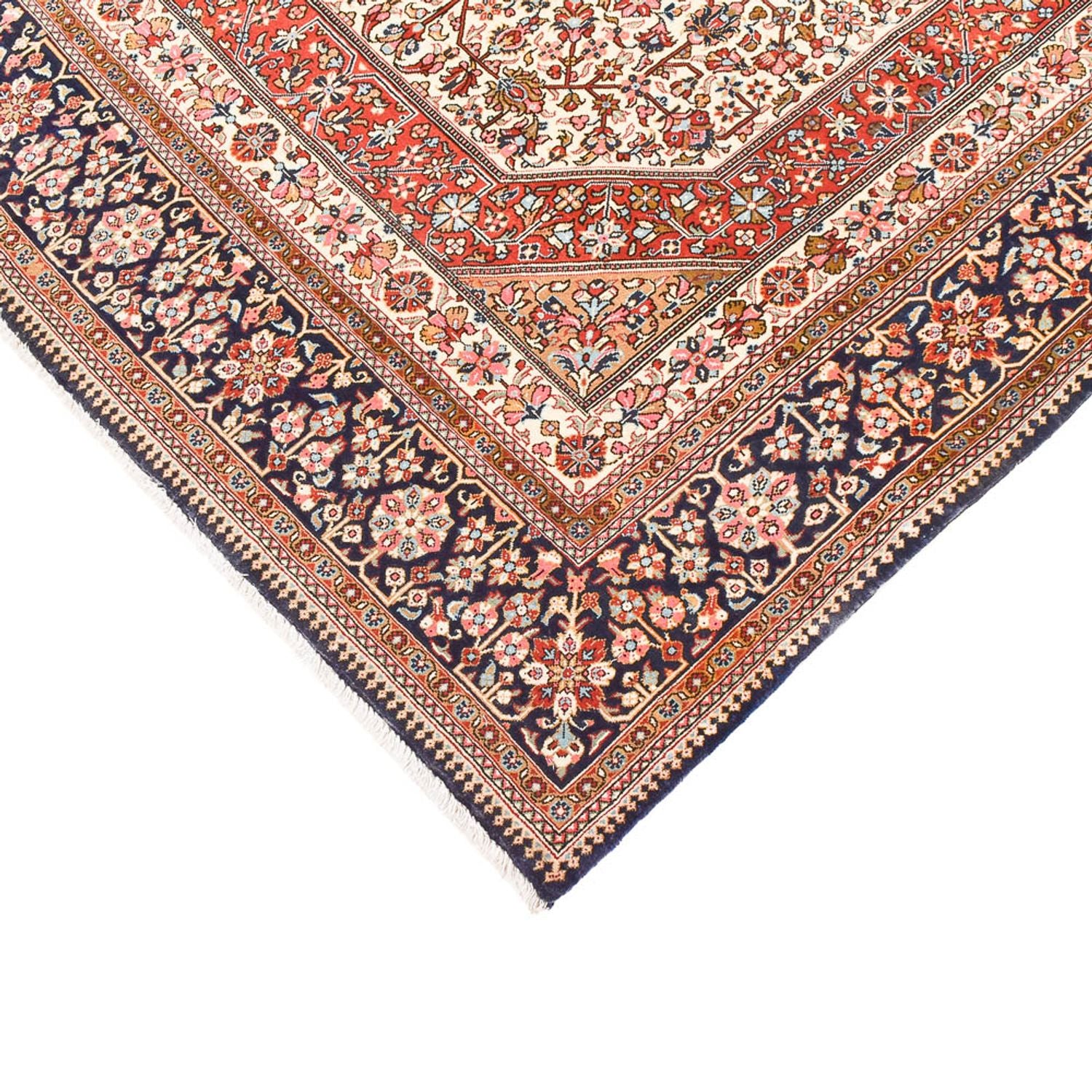 Alfombra persa - Ghom - 220 x 136 cm - óxido